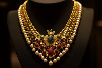 Gold jewellery collection at the best gold selling store in Karnataka