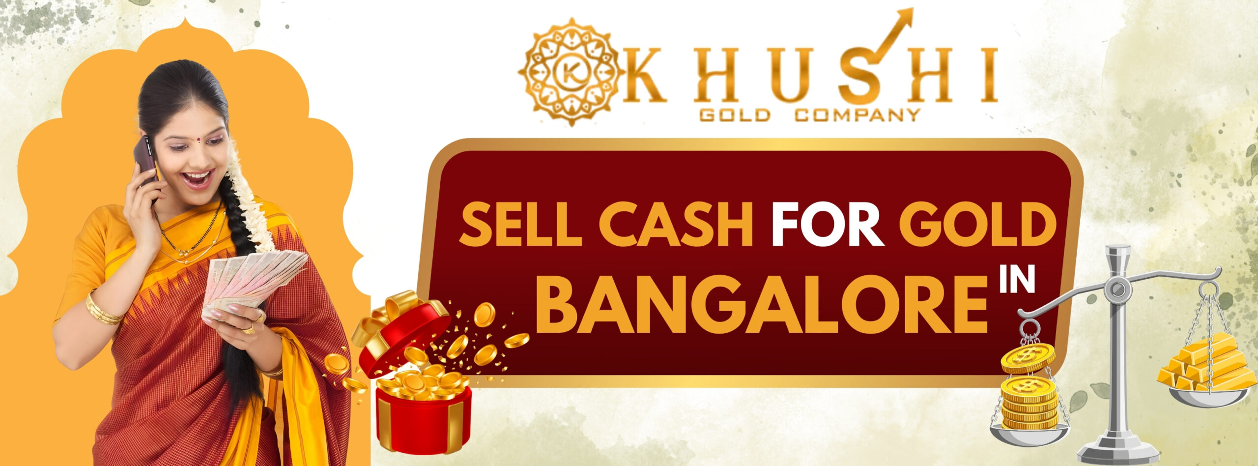 Sell Cash For Gold in Bangalore| Call 8884641155 - Khushi Gold Company